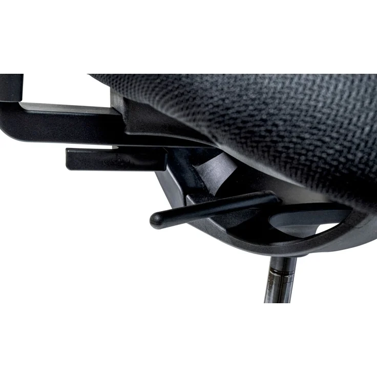 Sitness 'ART' Bürodrehstuhl, Stoff schwarz, 64 x 108 x 64 cm, höhenverstellbar und 110 kg belastbar – Bild 8