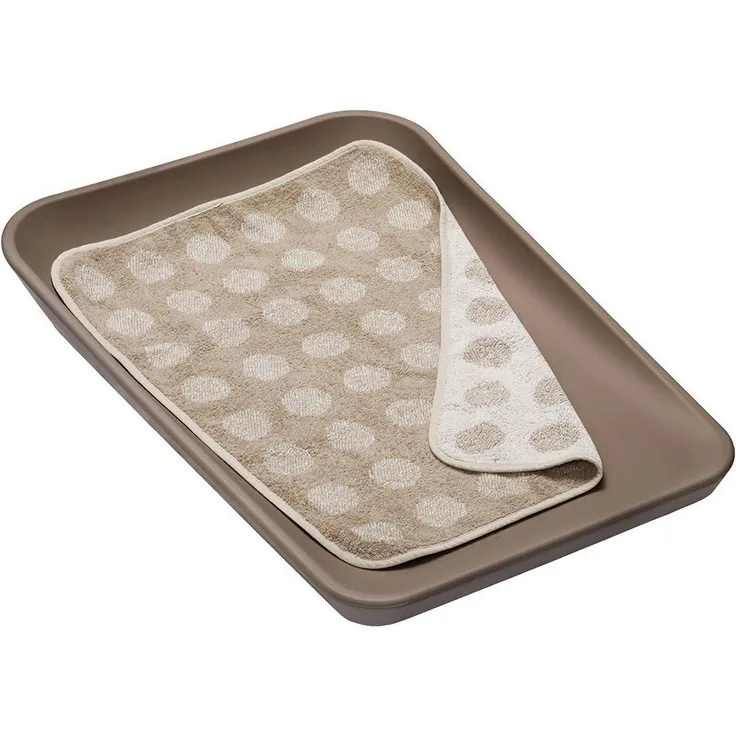 Leander Wickelauflage Matty mocca + Topper cappuccino