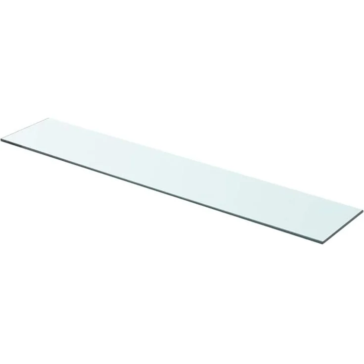 vidaXL Glasboden Glasscheibe Glasplatte für Glasregal Transparent 80x15 cm