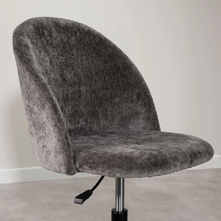 IDIMEX Drehstuhl YENGA, Ergonomischer Bürostuhl höhenverstellbar mit Stoffbezug – anthrazit – Bild 3