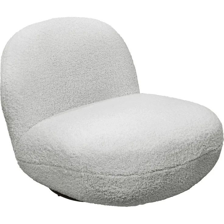 Drehsessel Chris ED Exciting Design Farbe Silber – Moderner Mikrofaser-Sessel mit Nosagfederung – Bild 2