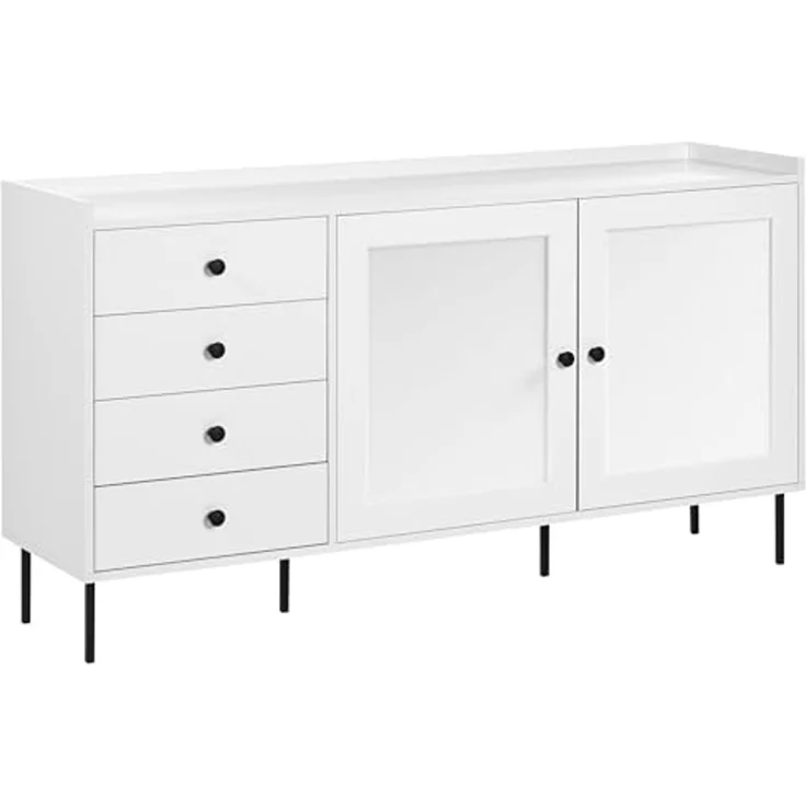 Sideboard mit 2 Türen ALCOVE Weiß – Bild 1