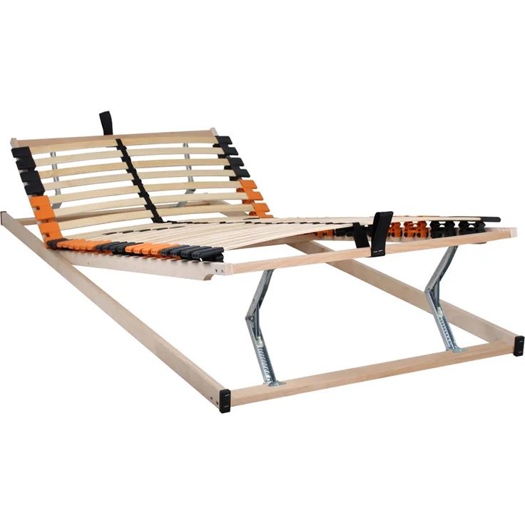 Madera Medifix K+F – 7-Zonen-Lattenrost, mit Kopf- und Fußteilverstellung, Holm durchgehend, Variante: Zerlegt, Größe: 80x220 cm