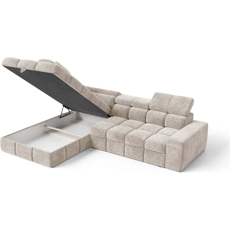 Ecksofa Bianco mit Schlaffunktion und Bettkasten | Jan-Art | verschiedene Farben erhältlich – Bild 2