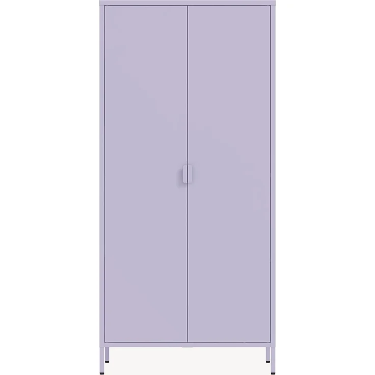 Kleiderschrank Esteli 170x80x45 cm Stahl Hellviolett [en. casa] – Bild 6