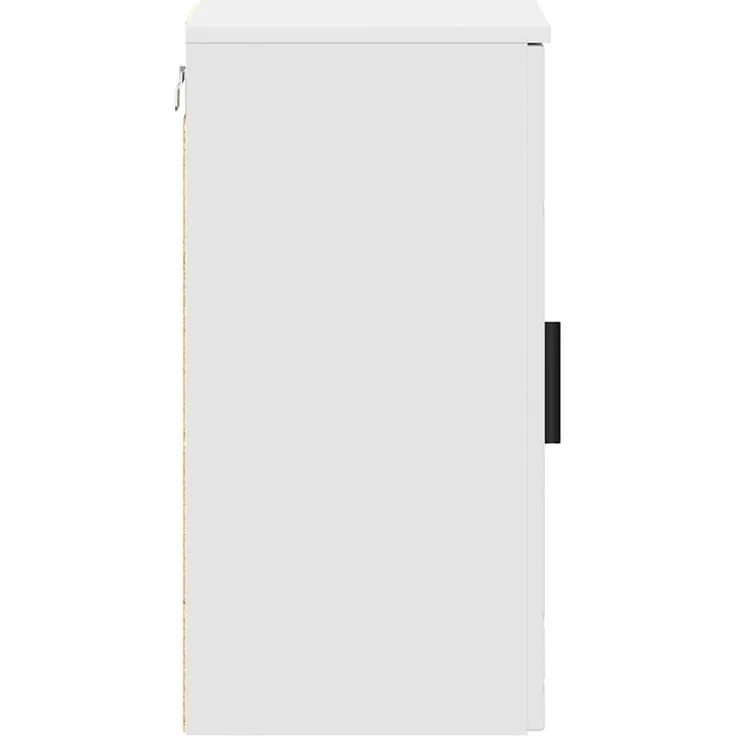 vidaXL Badezimmerschrank Weiß 30 x 31,5 x 61 cm Holzwerkstoff & Metall 883344 – Bild 6