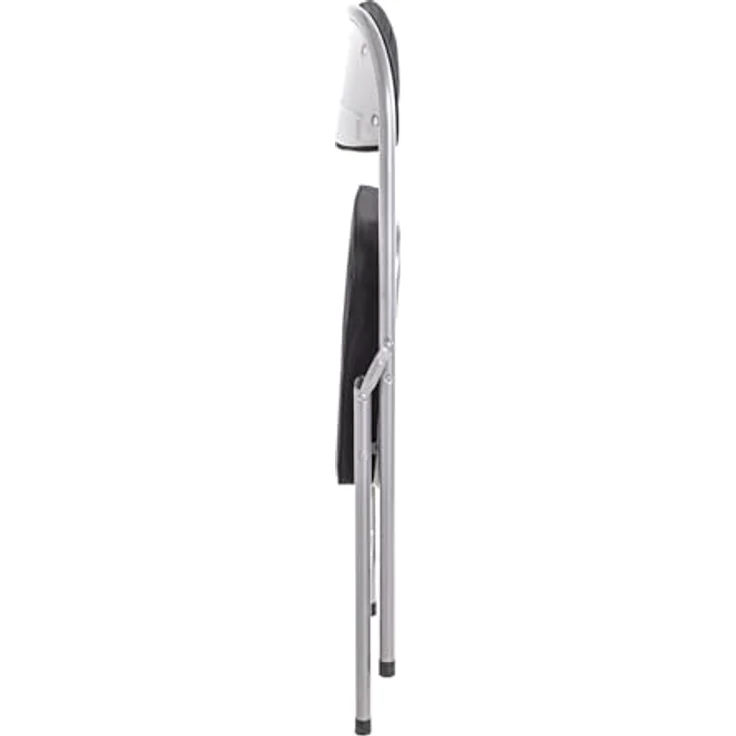 HAKU Möbel Klappstuhl 4er Set alu, schwarz, Metall, Samtgewebe - Maße: B 46 cm x H 80 cm x T 53 cm, Style: Modern – Bild 7