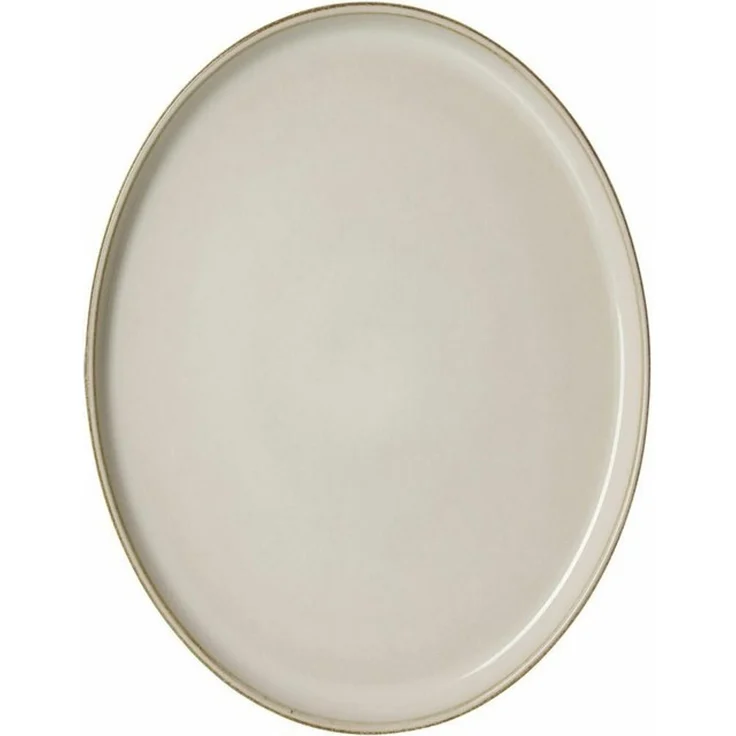 Ritzenhoff & Breker Servierplatte Olivia oval Beige 25 x 19 cm, Steingut – Bild 2