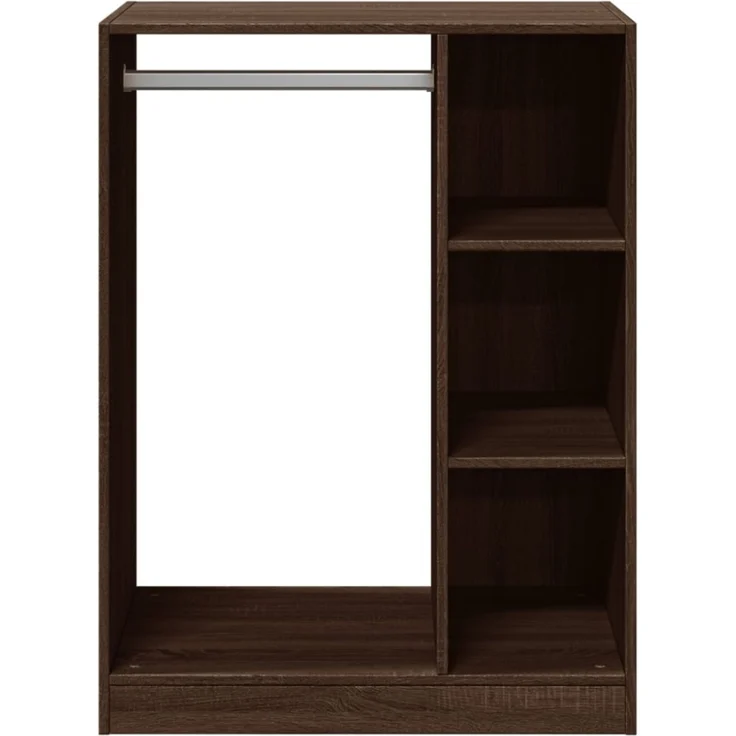 vidaXL Kleiderschrank Grau Sonoma 77x48x102 cm Holzwerkstoff 840812 – Bild 5