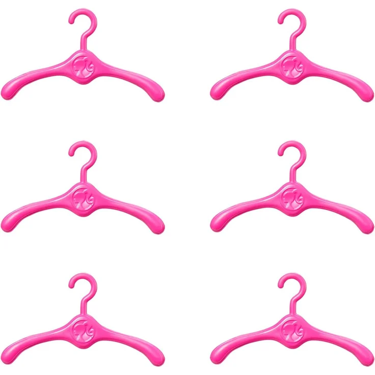 Mattel - Barbie Fashionistas Kleiderschrank, 6 Kleiderbügel – Bild 5