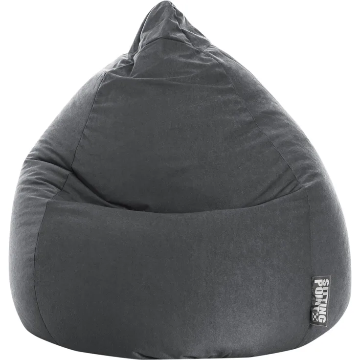 SITTING POINT only by MAGMA Sitzsack Easy XL ca. 220 Liter anthrazit