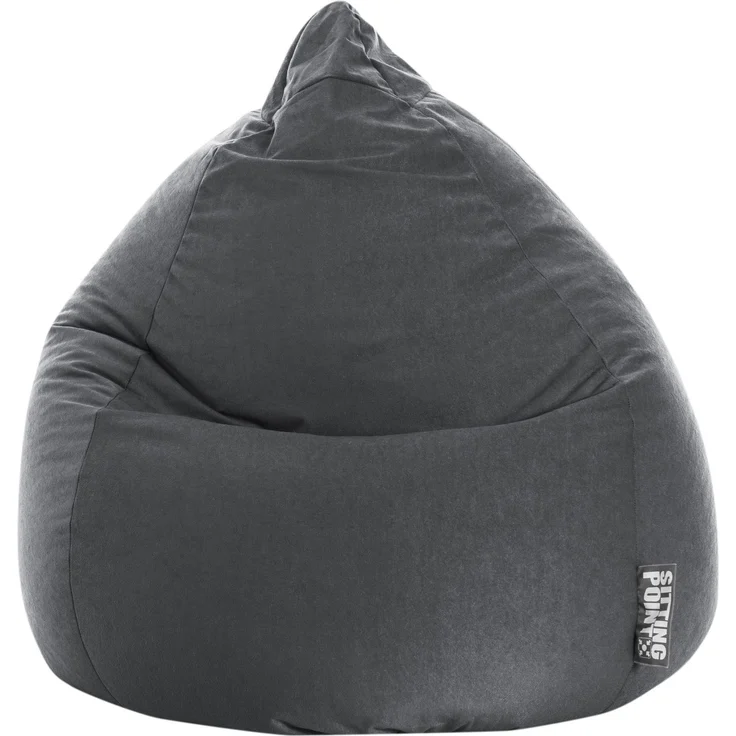 SITTING POINT only by MAGMA Sitzsack Easy XL ca. 220 Liter anthrazit – Bild 1