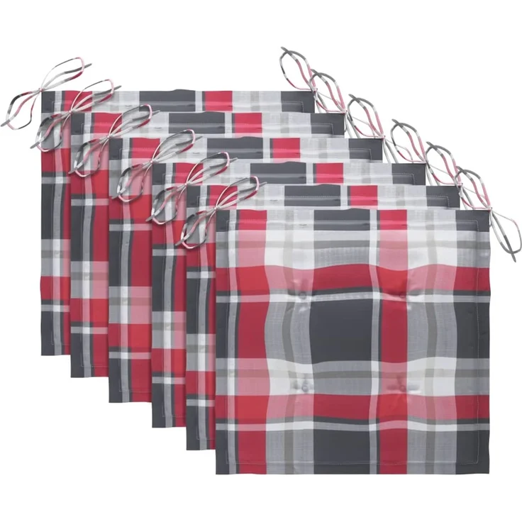 vidaXL Klappbare Gartenstühle 6 Stk. mit Kissen Massivholz Akazie 3065420 – Bild 9