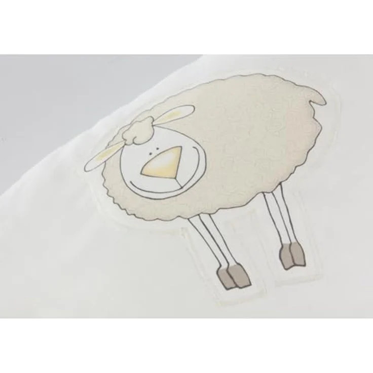 Theraline Stillkissen 190cm inkl. Bezug Schaf beige Dinkelfüllung – Bild 4