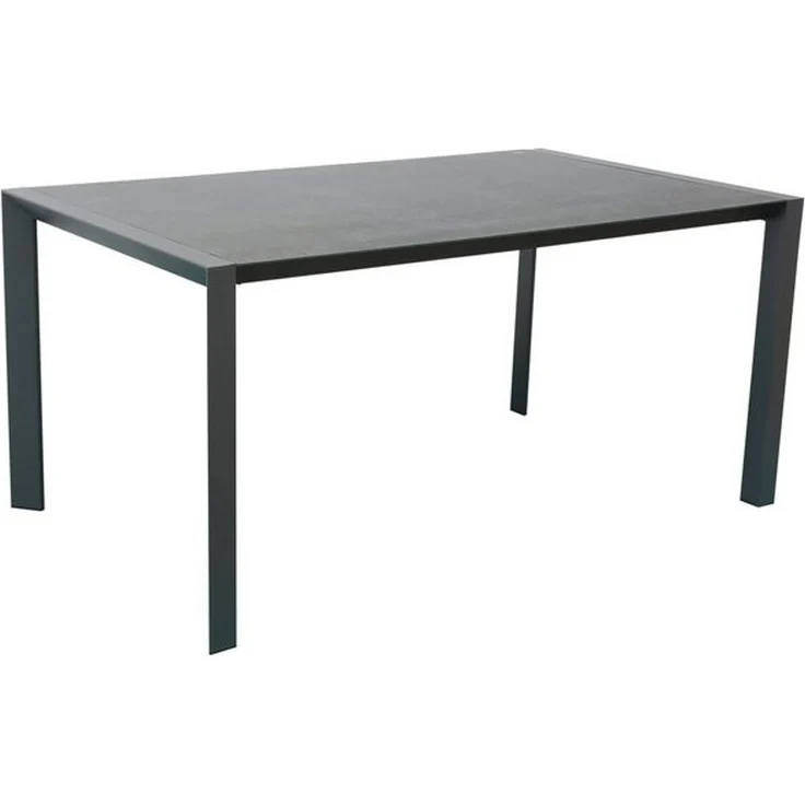 Dehner Gartentisch Ausziehtisch Cleveland, 160/240 x 101 x 76 cm, praktischer Ausziehtisch mit Alugestell und kratzfester Keramik Platte – Bild 4