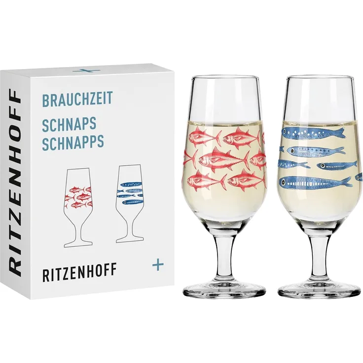 Ritzenhoff 3871002 Schnapsglas-Set #3, #4 BRAUCHZEIT Daniela Garreton 2023