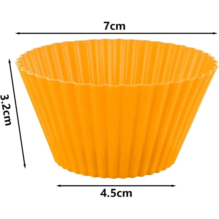 FELIXLEO Silikonform 32 Stück Silikon Muffinförmchen Wiederverwendbare Cupcake Backform, (1-tlg)