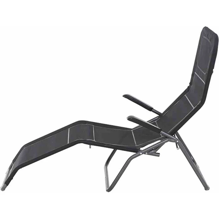 Siena Garden Sonnenliege ANCO, 144 x 72,5 x 103,5 cm J40966 schwarz – Bild 3