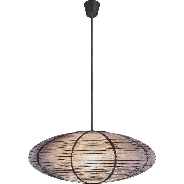 Nordlux Pendelleuchte Villo Lampenschirm ohne Pendel/Fassung, ohne Leuchtmittel, Natürliches Material, Retro-Design, Bietet ein weiches, diffuses Licht – Bild 5