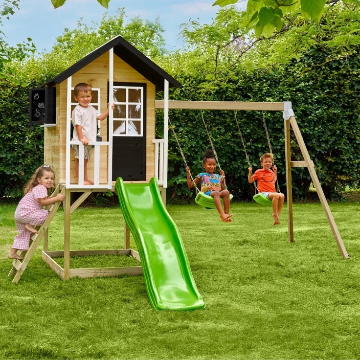 Zwerkules Holli 3 | Kinder Stelzenhaus mit Rutsche – Bild 2