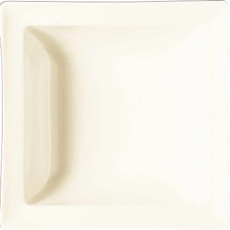 RAK Porcelain Classic Gourmet Ivoris white Salatschale quadratisch L 21 cm / W 21 cm / Ht. 5 cm / Cont. 65 cl