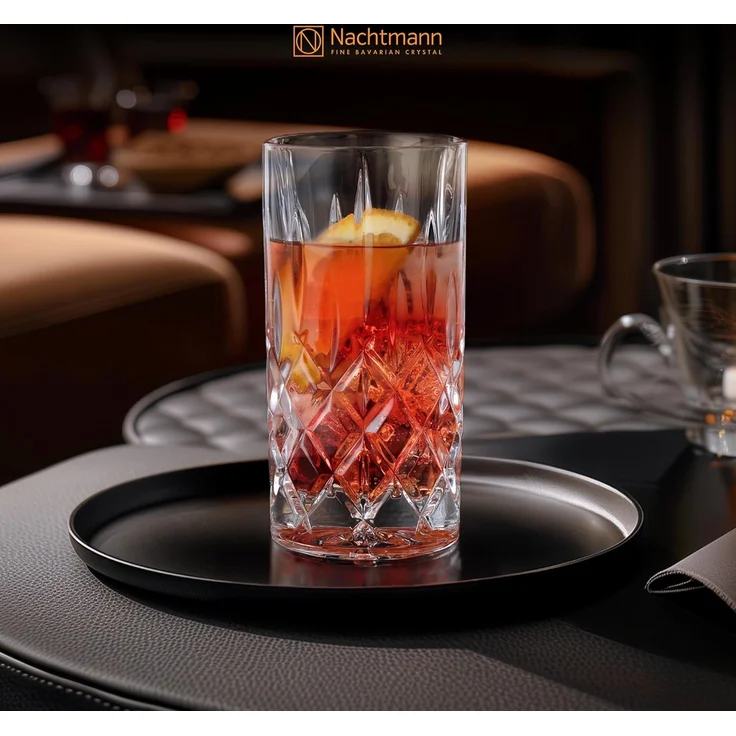 Spiegelau & Nachtmann 4-teiliges Longdrink-Set, Kristallglas, 375 ml, Noblesse, 0089208-0 – Bild 6