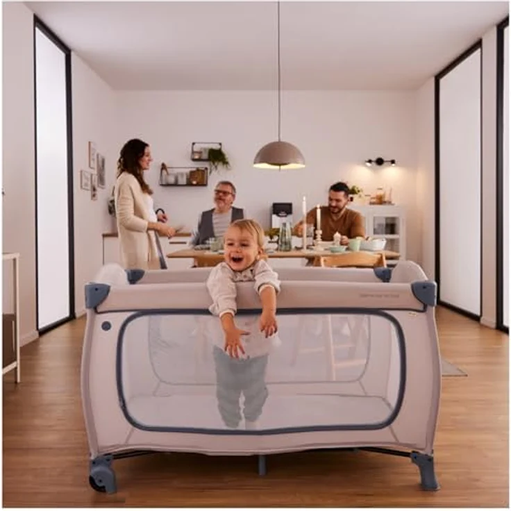 Hauck Sleep N Play Go Plus / Reisebett Dusty Cork – Bild 10