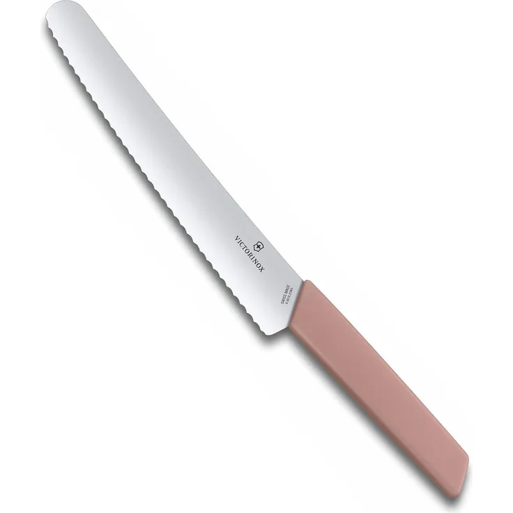 Victorinox 6.9076.22W5B Brot-+ Konditormesser apricot Swiss Modern / 22cm / Wellenschliff