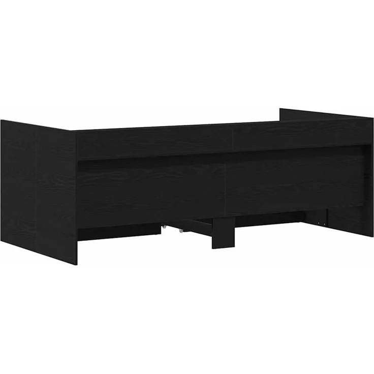 vidaXL Tagesbett Schwarz Eichen-Optik 90 x 190 cm Holzwerkstoff 3334004 – Bild 6