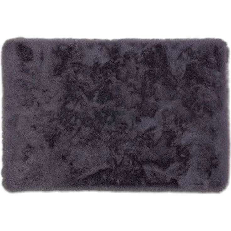 Schöner Wohnen Kollektion Badteppich 'Bali', anthrazit, 60 x 90 cm, rutschhemmend, waschbar bei 30°C, für Fußbodenheizung geeignet – Bild 1