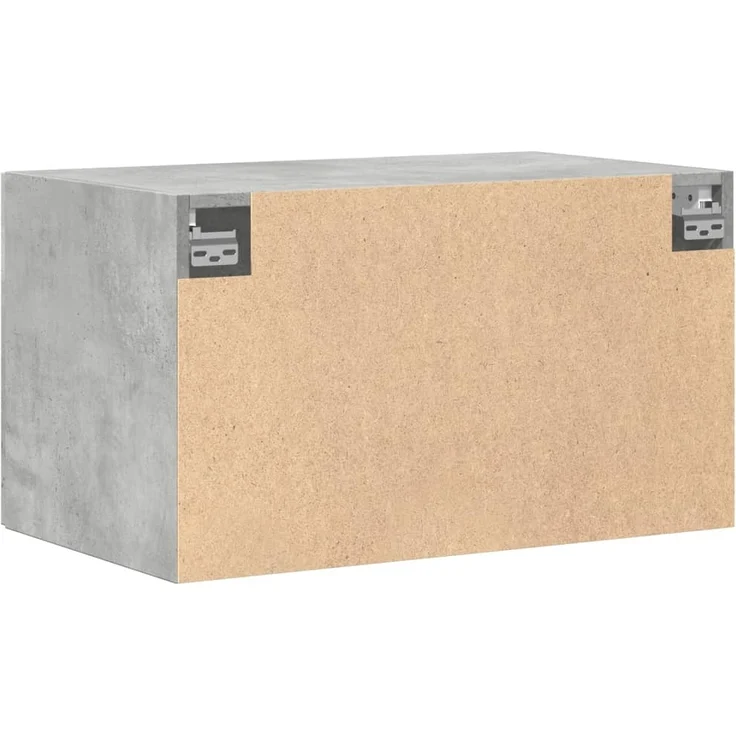 vidaXL Wandschrank Betongrau 70x42,5x40 cm Holzwerkstoff 846120 – Bild 5