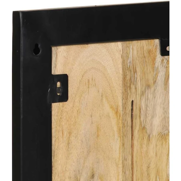 vidaXL Garderobe 40x2x80 cm Raues Massivholz Mango 4015939 – Bild 6