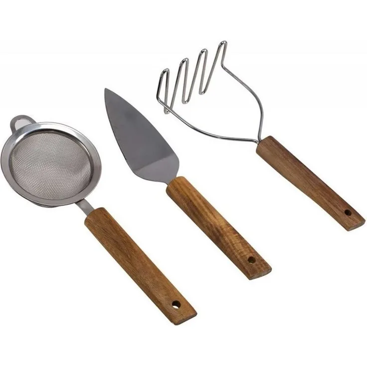 Husla Husla Küchenutensilien-Set, Holz, 3-teilig 8843