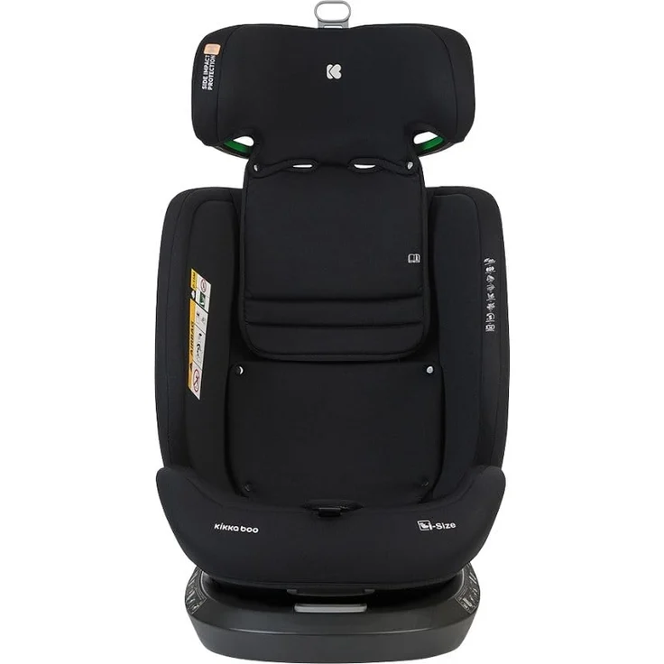 Kikkaboo i-Size Kindersitz i-Hike (40-150 cm) Isofix, 360° drehbar, verstellbar grau – Bild 5