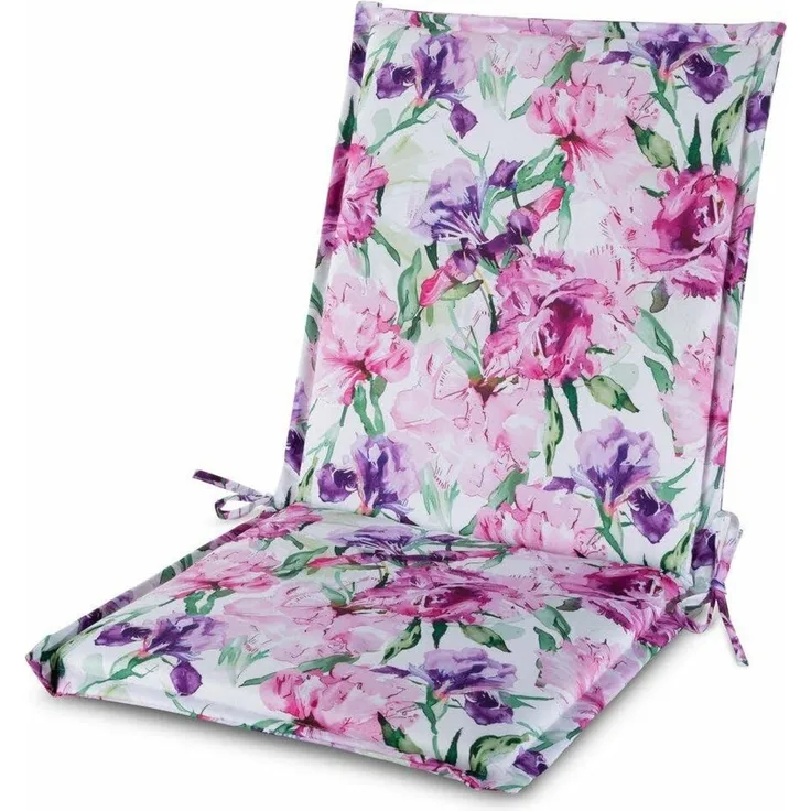 Wasserdichtes Stuhlkissen Outdoor GARTEN 34A 45X90X3 rosa lila