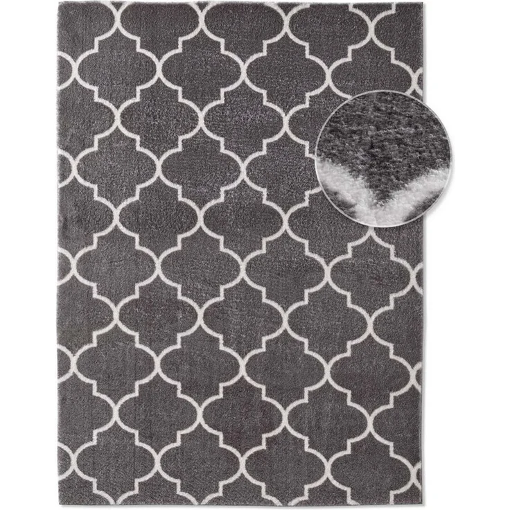 TaraCarpet Teppich Valetta Florentiner 52, rechteckig, Höhe: 19 mm, Skandi designer kurzflor waschbar Wohnzimmer Schlafzimmer 060x120 cm – Bild 1