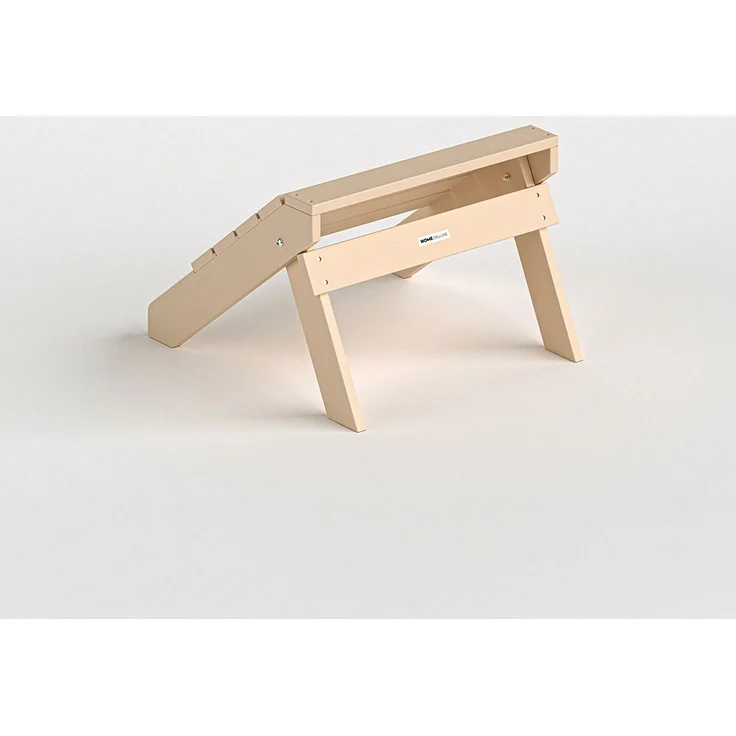 HOME DELUXE Gartenstuhl FAREA inkl. Hocker – Creme-Weiß – Bild 5