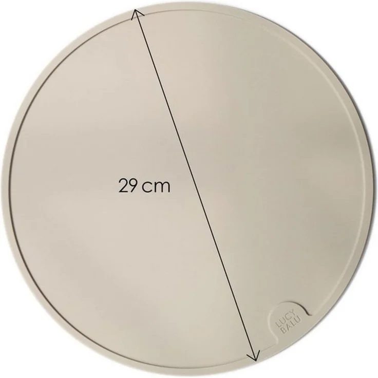 LucyBalu Napfunterlage CIRCLE (29cm), für Katzen, verschiedene Farben, lebensmittelechtes Silikon – Bild 3
