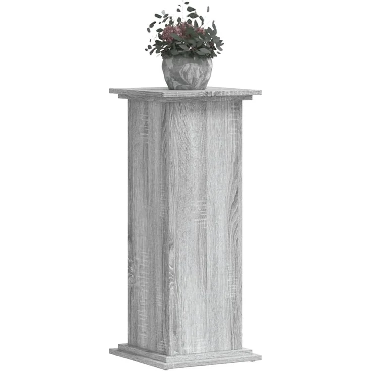 vidaXL Pflanzenständer Grau Sonoma 33x33x80 cm Holzwerkstoff 852974 – Bild 2