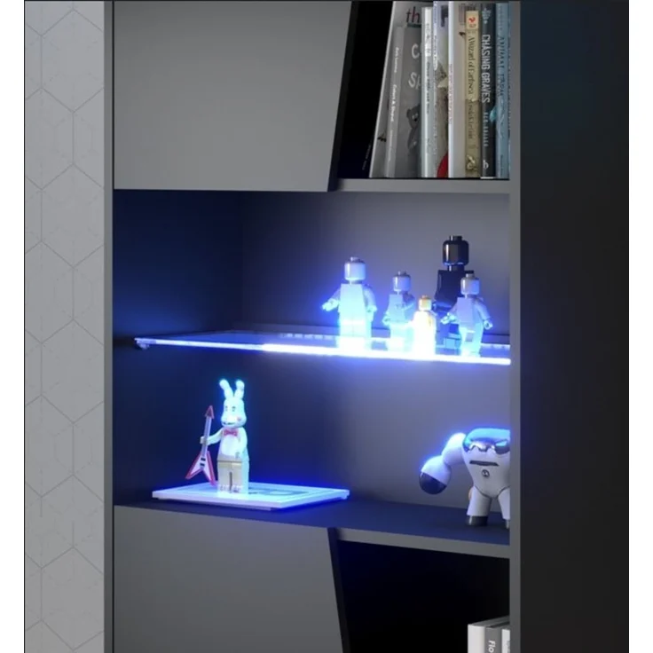 Parisot Meta Gaming Set in schwarz und Eiche mit LED – Bild 6