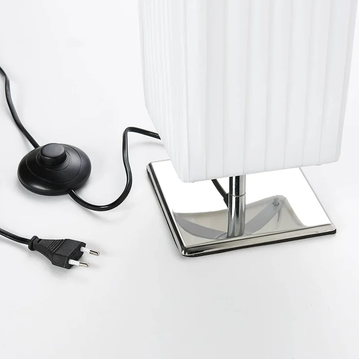 Lindby Stehlampe Janno, Weiß IP20, 2 x 60 W – Bild 9