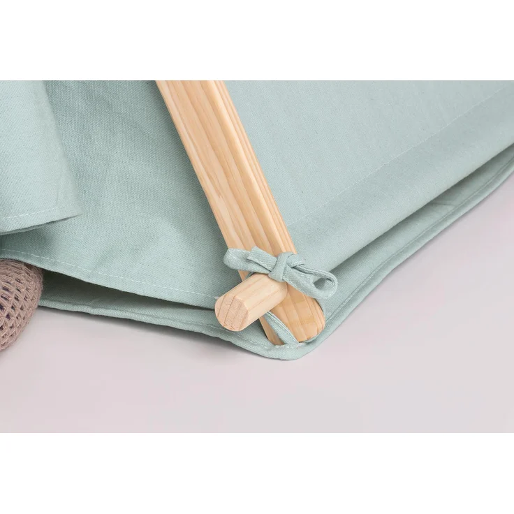 Pinolino 'Yuma' Zelt, Baumwolle / Polyester, Blau / Beige, 101 x 131 x 106 cm – Bild 6
