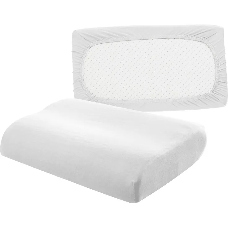bellana Kissenbezug Universal Jersey, (2 Stück), passend für Nackenstützkissen