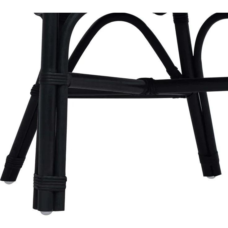 vidaXL Stapelstuhl Schwarz 60 x 60 x 81 cm Rattan 42033213 – Bild 8