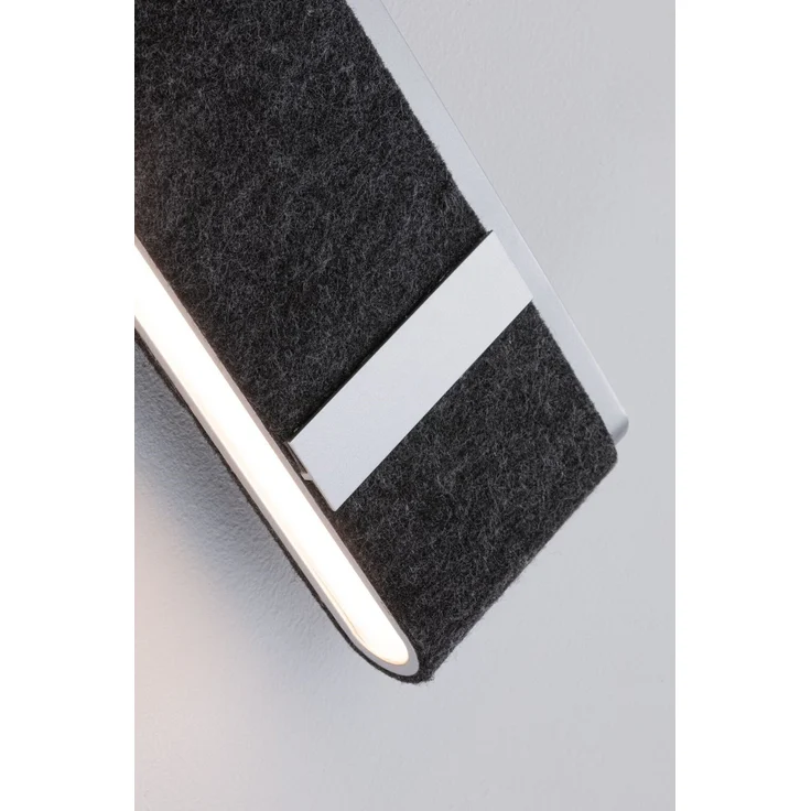 Paulmann 79987 LED Wandleuchte Jagun 3-Step-Dim 2700K 1250lm Filz anthrazit – Bild 6