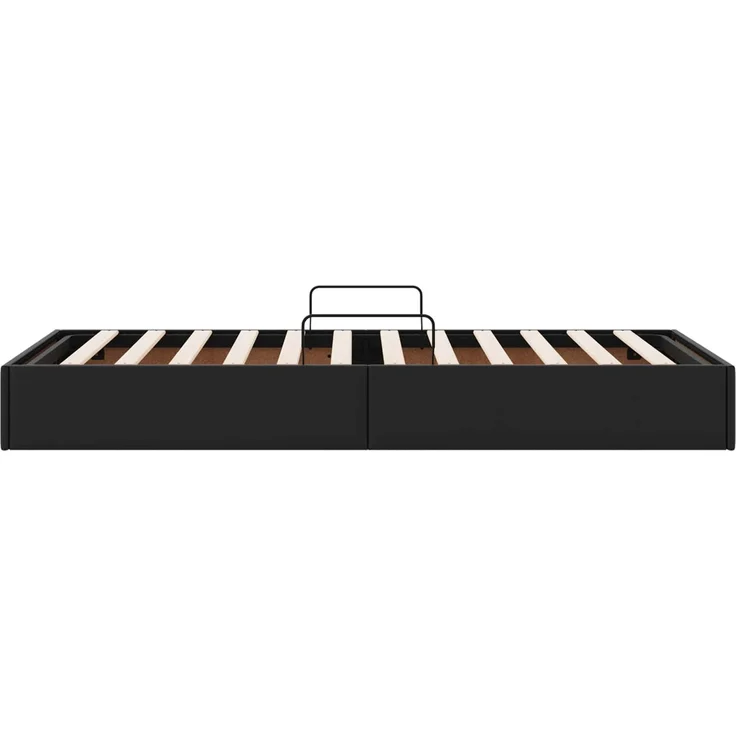 vidaXL Ottoman Bettgestell Schwarz 90 x 200 cm Kunstleder 3442754 – Bild 8