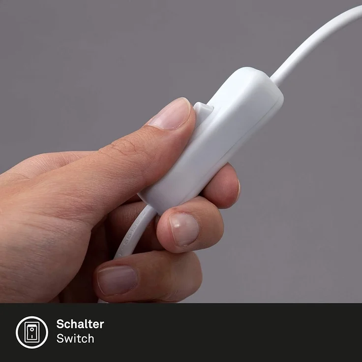 LED Klemmleuchte, Tischlampe, verstellbar, H 80,5 cm – Bild 8