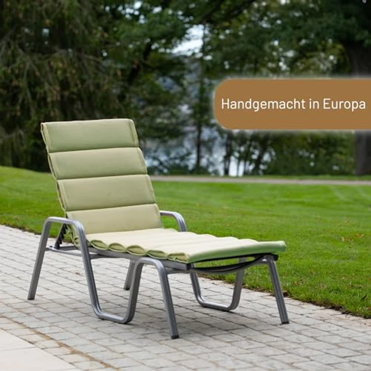 Herlag Liegenauflage Linnea, 200x60x4cm edles Strukturgewebe – Bild 3