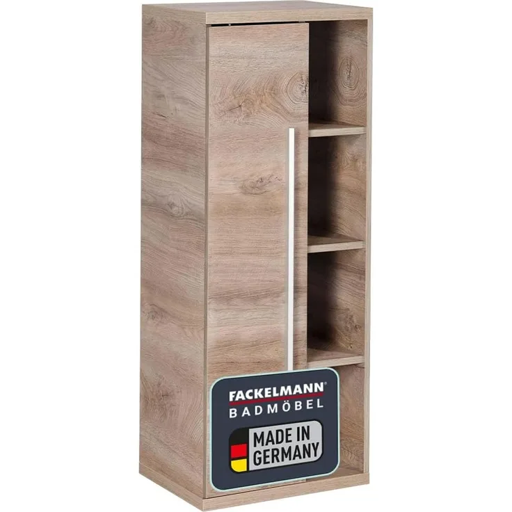 Fackelmann STANFORD Midischrank 42 cm, Braun, links