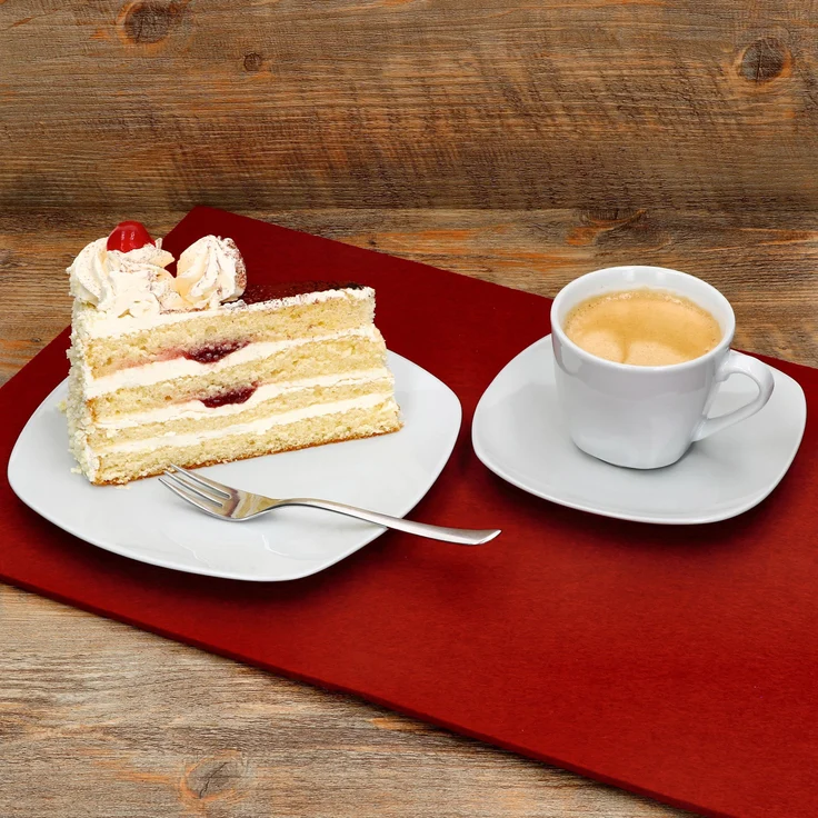 18tlg Kaffeeservice Lotta weiß Porzellan 6 Personen – Bild 5